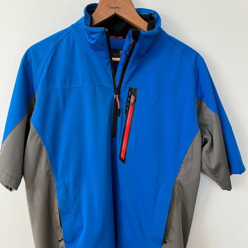 Mizuno Pro Flex Short Sleeve Waterproof Rain Jacket - Size M